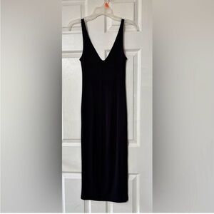 H&M Women’s Size 10 Black Ribbed Sleeveless Dress